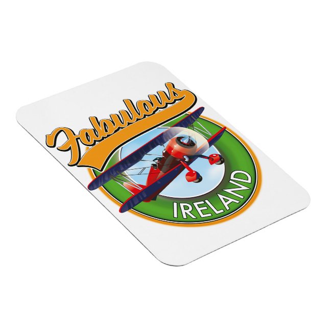 Imán parche de viaje fabuloso Irlanda. (Lado Derecho)