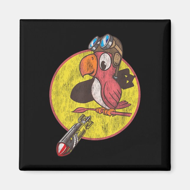 Imán Parche Piloto De Combatientes De La Segunda Guerra (Frente)