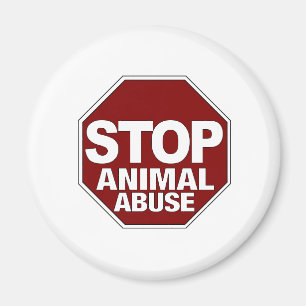 Imán Pare el abuso animal