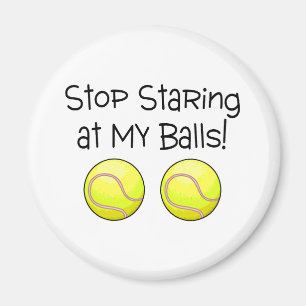 Imán Pare el mirar fijamente mis pelotas de tenis de