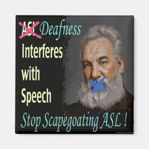 Imán ¡Pare Scapecoating ASL!