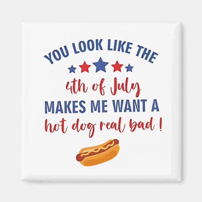 Imán Parece que el 4 de julio me hace querer (Frente)