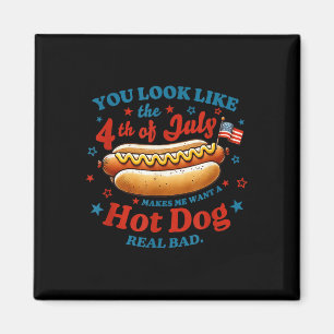 Imán Pareces el Hot Dog del 4 de Julio