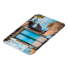 Imán Pared azul y puerta