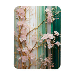 Imán Pared de flores de cerezo en flor
