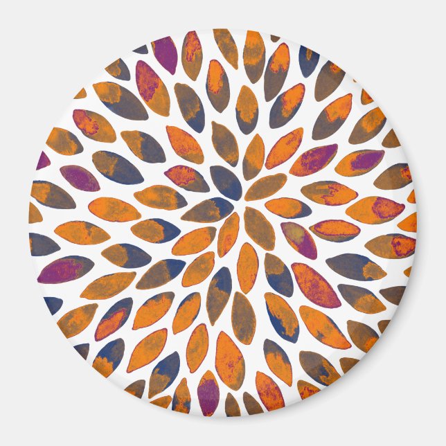 Imán Paredes de brocha acuarela - efecto oxidante (Frente)