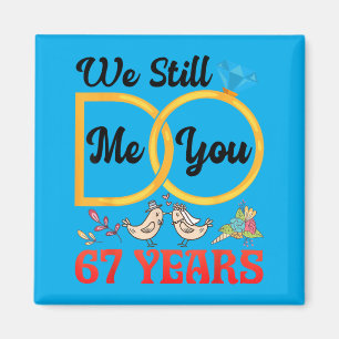 Imán Pareja 67º Aniversario de Boda Casados 67 Años