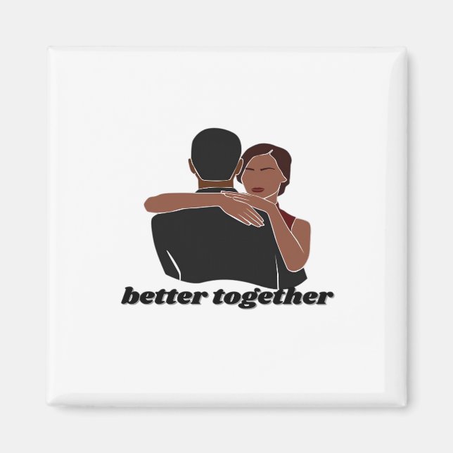 Imán Pareja Better Together Ambiente Moderno  (Frente)