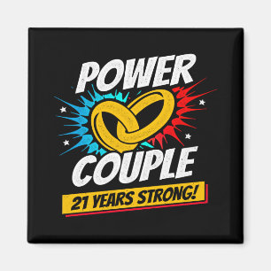 Imán Pareja casada 21 años - 21° Aniversario del Boda