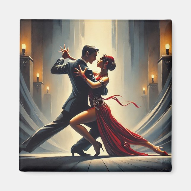 Imán Pareja de baile Tango (Frente)