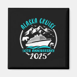 Imán Pareja de la boda del 50 aniversario del crucero p