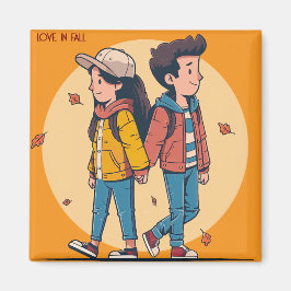 Imán Pareja de manos cogiendo la mano caminando juntos