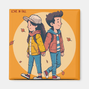 Imán Pareja de manos cogiendo la mano caminando juntos
