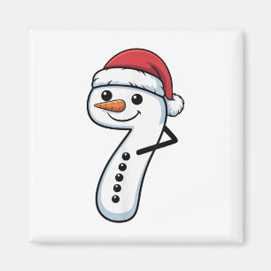 Imán Pareja de muñeco de nieve Navidad Meme coincidente