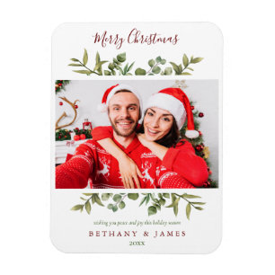 Imán Pareja de Navidad Verde Foto de Fiestas