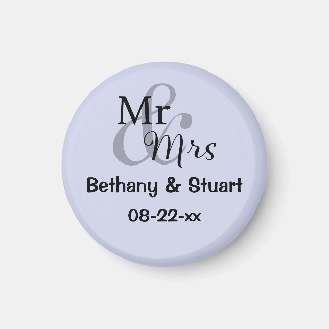 Imán Pareja de novios (lila) (Frente)