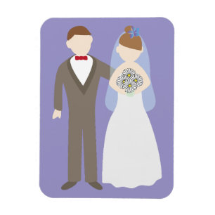 Imán Pareja de recién casados