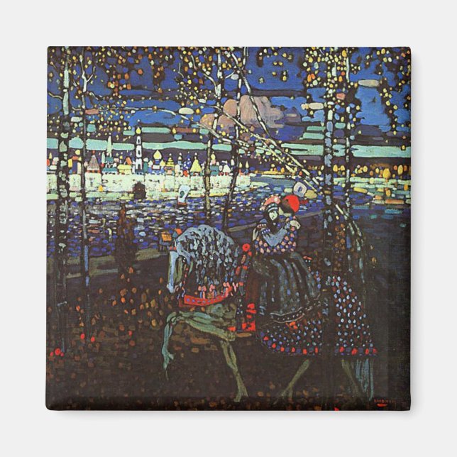 Imán Pareja de Riding, Wassily Kandinsky 1907 (Frente)