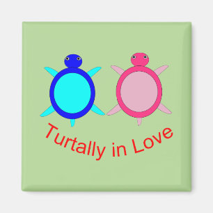 Imán Pareja De Tortuga Cuta