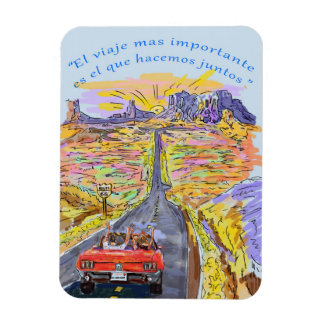 Imán pareja de viaje