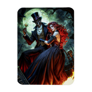 Imán Pareja del cementerio Baron Samedi y Maman Brigitt