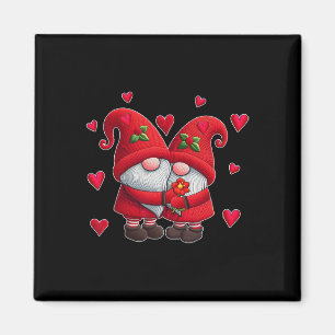 Imán Pareja Gnomes El día de San Valentín Corazón Vesti