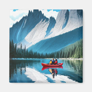Imán Pareja Kayaking Temática