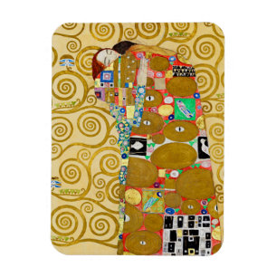 Imán Pareja Nouveau de Cumplimiento de Gustav Klimt