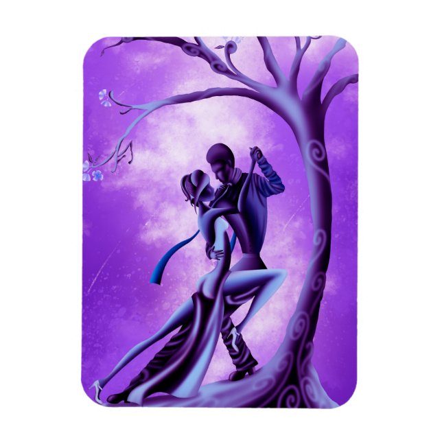 Imán Pareja Romántica Baila el Tango  (Vertical)