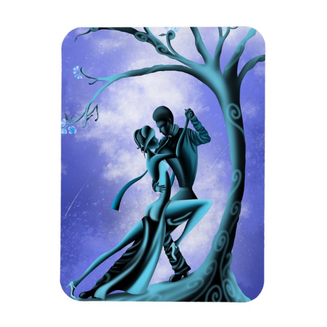 Imán Pareja Romántica Baila el Tango  (Vertical)