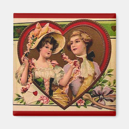Imán Pareja Victoriana de San Valentín