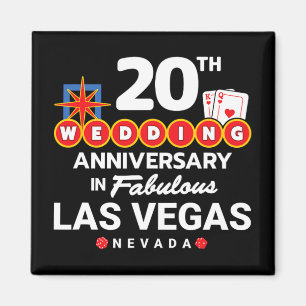 Imán Parejas 20 Aniversario - Vegas 20 Boda Anni