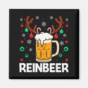 Imán Parejas Divertidas Reinbeer Winedeer Cerveza Vino
