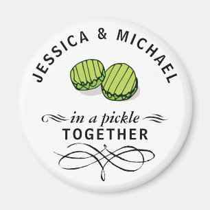 Imán Parejas en un lío juntos personalizado