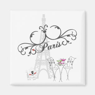 Imán Paris Cafe Magnet