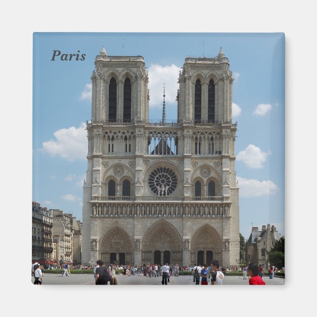 Imán París - Cath�drale Notre-Dame - (Frente)