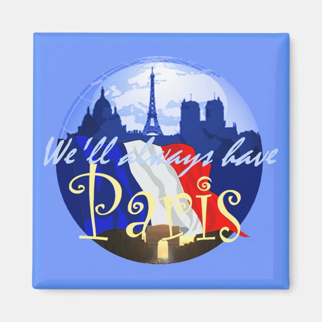 Imán PARIS France Magnet (Frente)