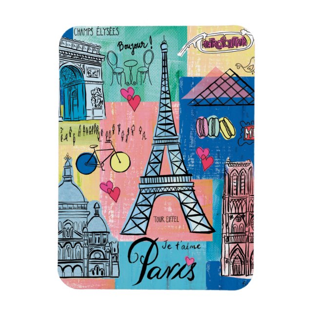 Imán París, Francia (Vertical)