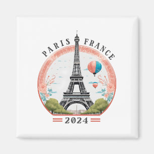 Imán Paris Francia 2024 Fleece Blankets, Torre Eiffel