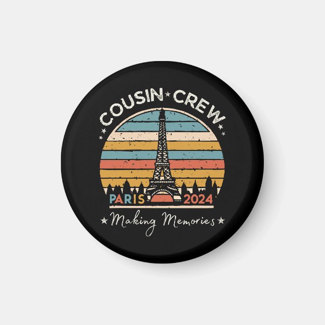 Imán París Francia Creando Recuerdos 2024 (Frente)