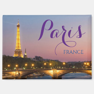 Imán París Francia Postcard Eiffel Tower Magnet