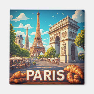 Imán 🧲 París Francia Punto de Interés Recuerdo de Vaca