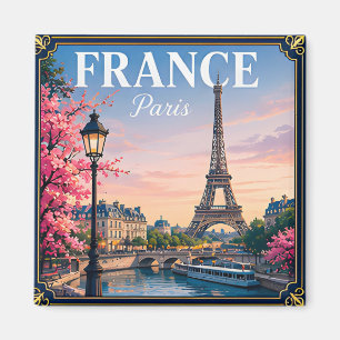 Imán 🗼 París Francia Recuerdo de viaje a la Torre Eiff