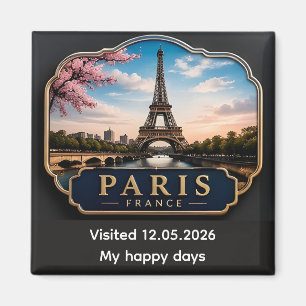 Imán 🧲 París Francia Viaje Recuerdo Vacaciones Memoria