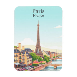 Imán París, Francia Viajes Vintage Torre Eiffel