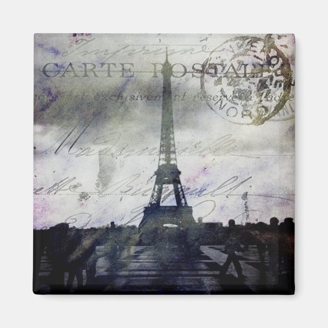 Imán París texturizado en Lavender (Frente)