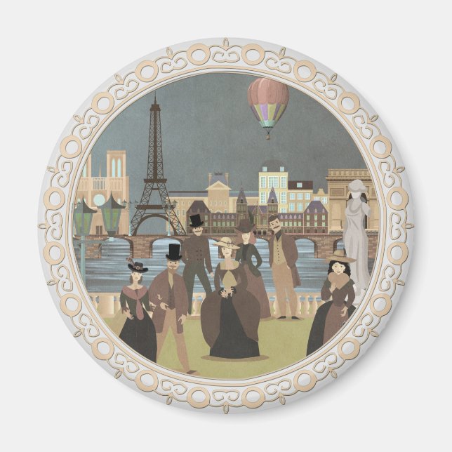 Imán París victoriano (Frente)