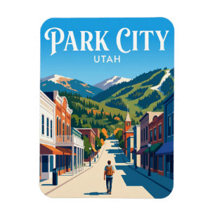 Imán Park City Calle Principal EE. UU.
