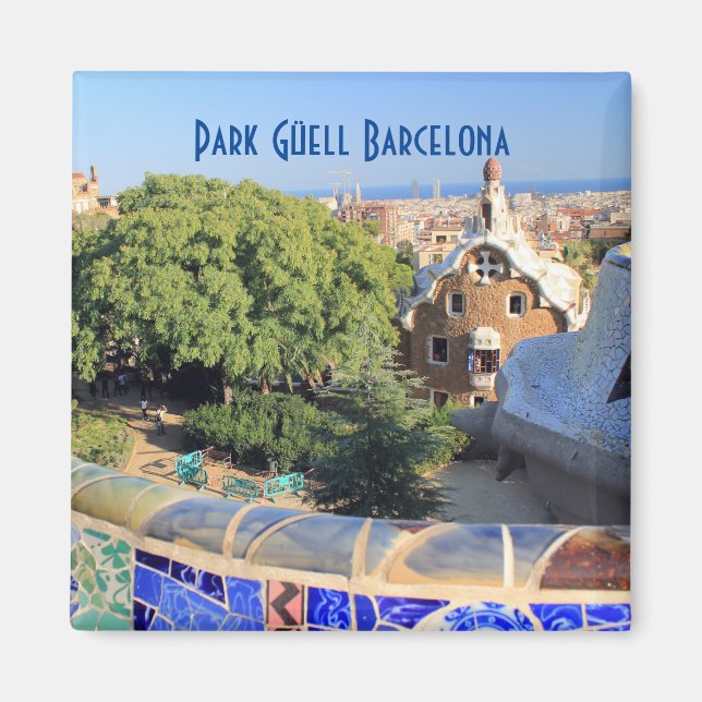 Imán Park Güell, Barcelona Travel (Frente)