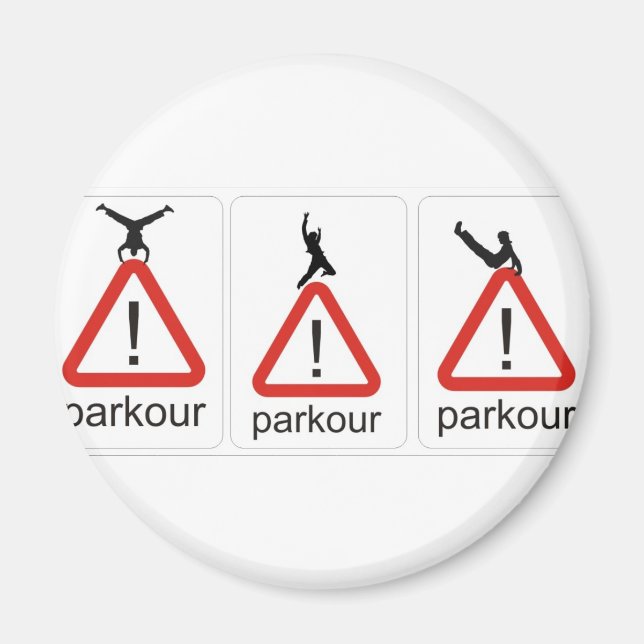 Imán parkour awesomenesss (Frente)